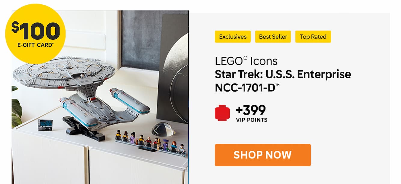 LEGO® Icons Star Trek: U.S.S. Enterprise NCC-1701-D™