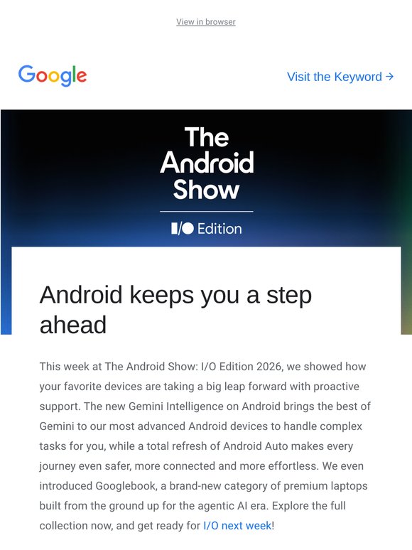 See highlights from The Android Show: I/O Edition