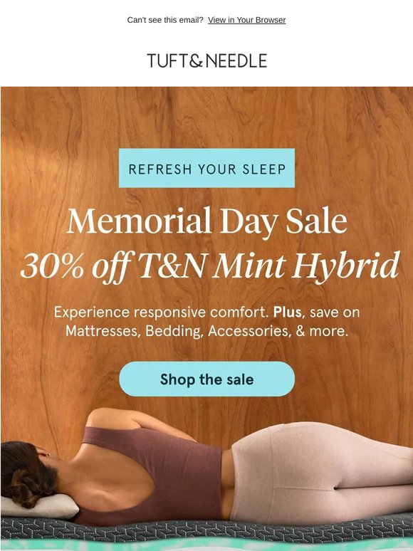 Save 30% on the T&N Mint Hybrid