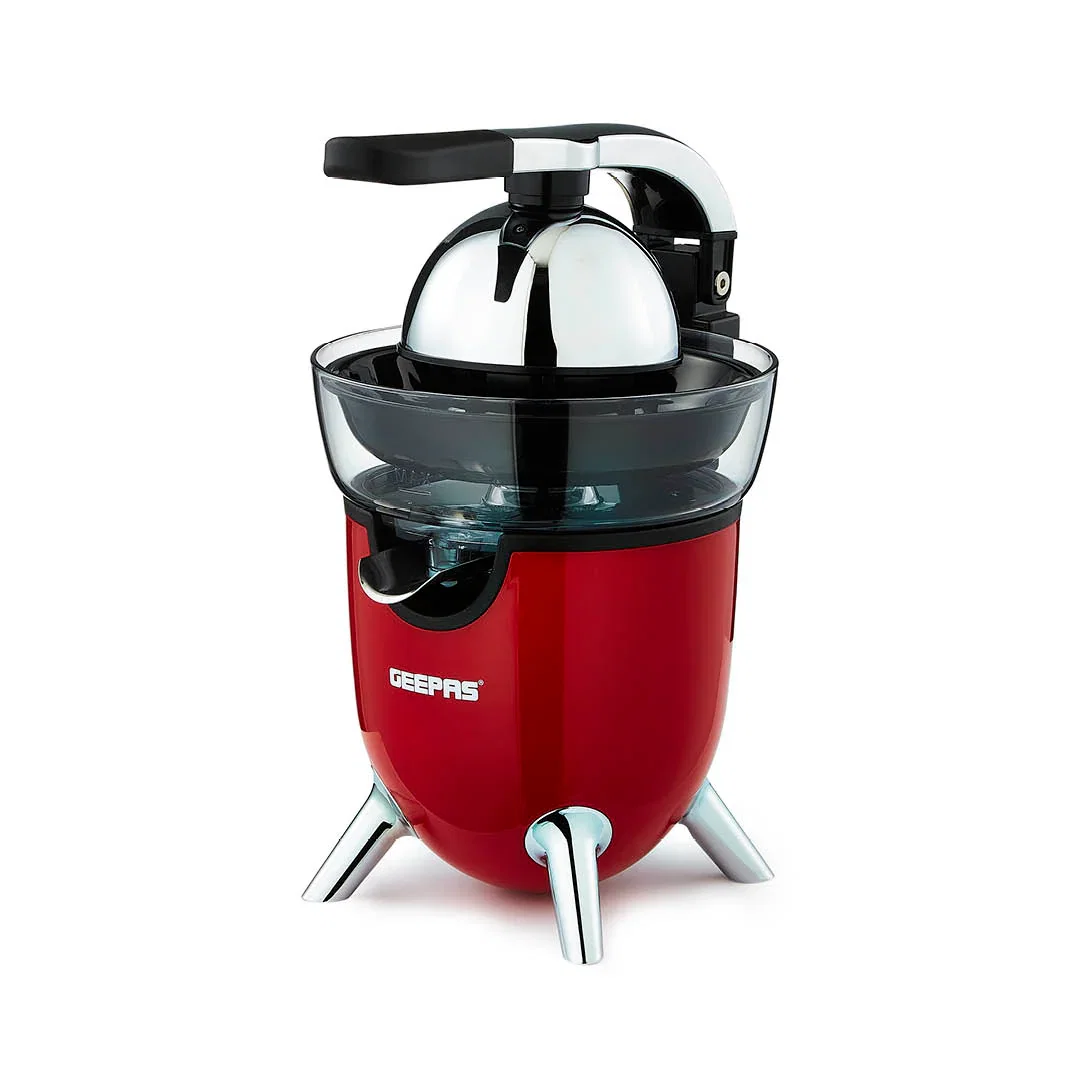 Image of Red Dual-Cone 'Retrovive' Electric Juicer Extractor