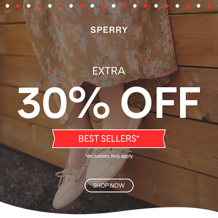 Extra 30% Off Sitewide