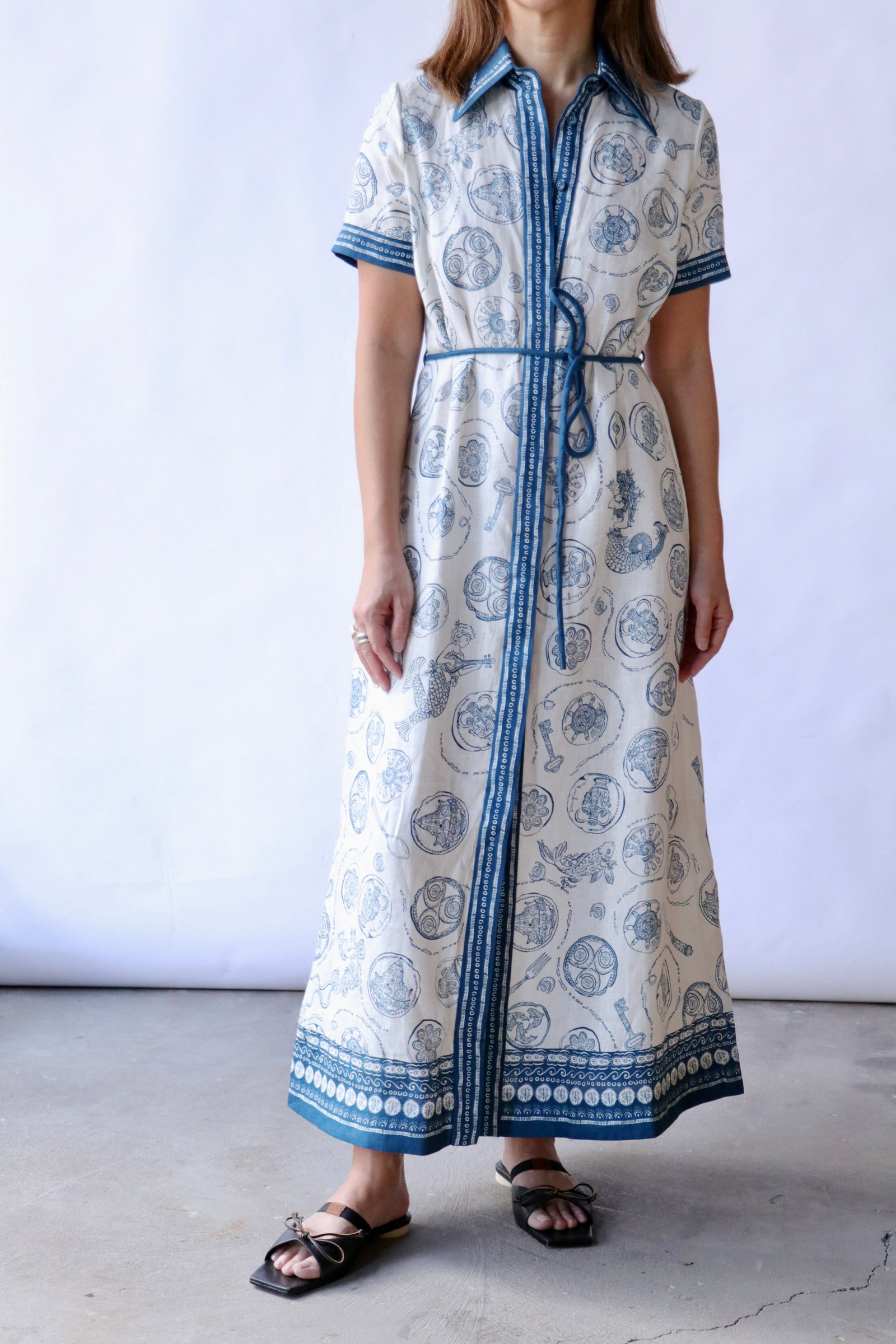Alémais Lucky Shirtdress in Multi