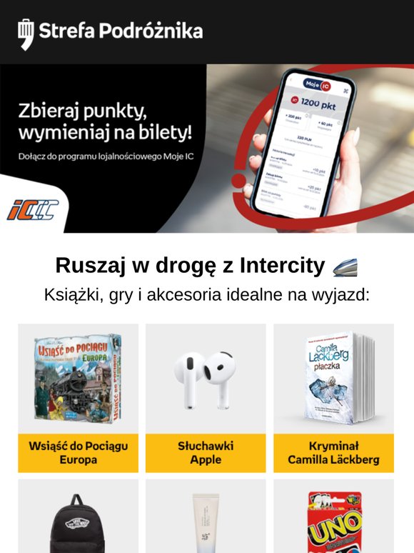 Złap podróżniczy klimat z Intercity 🚆