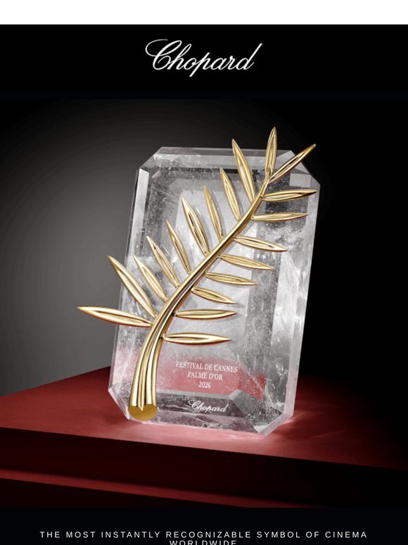 The Palme d’or crafted by Chopard