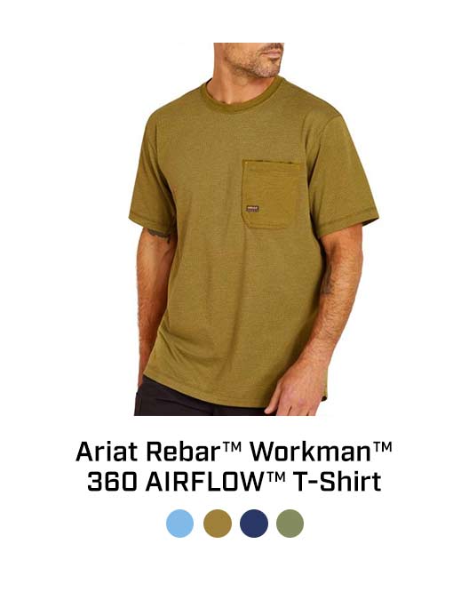 Ariat Rebar Workman 360 Airflow T-Shirt