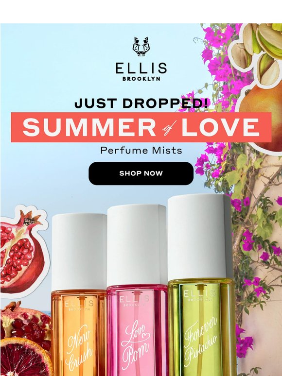 The New SUMMER OF LOVE Perfume Mists Have Arrived ❣️