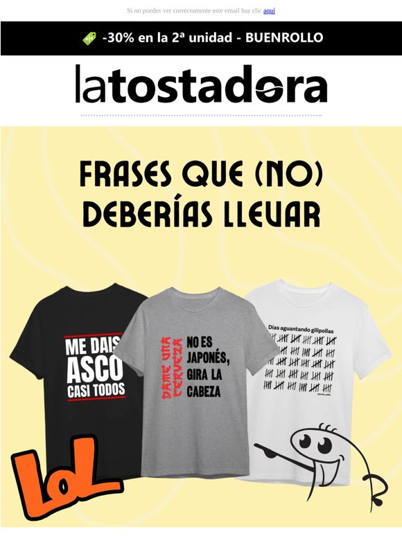 Frases que (no) deberías llevar 👀