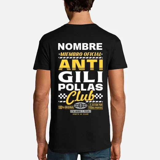 Camiseta nombre antigilipollas