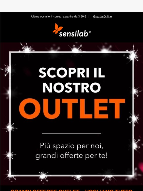 🏷️OUTLET - Vogliamo tutto esaurito!