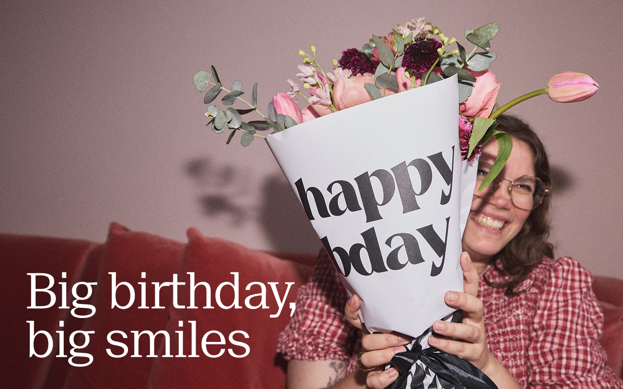 Big birthday, big smiles