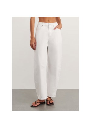 JAG Lucia Barrel Jean White