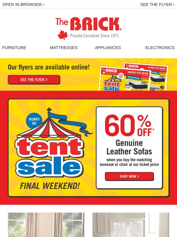⚠️ FINAL WEEKEND ⚠️ TENT SALE