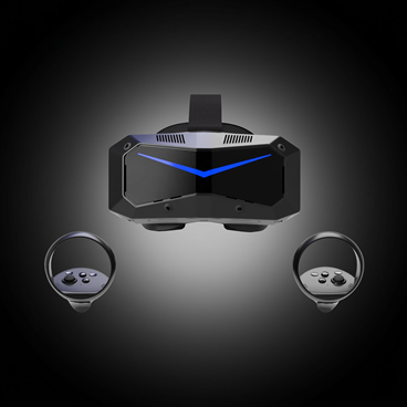 Pimax Crystal Super VR-Headset, QLED 57PPD, Eye-Tracking, PC-Kompatibel - schwarz