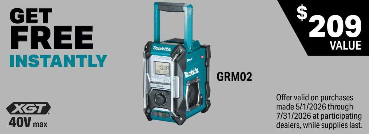 Buy an eligible kit and receive a free GRM02