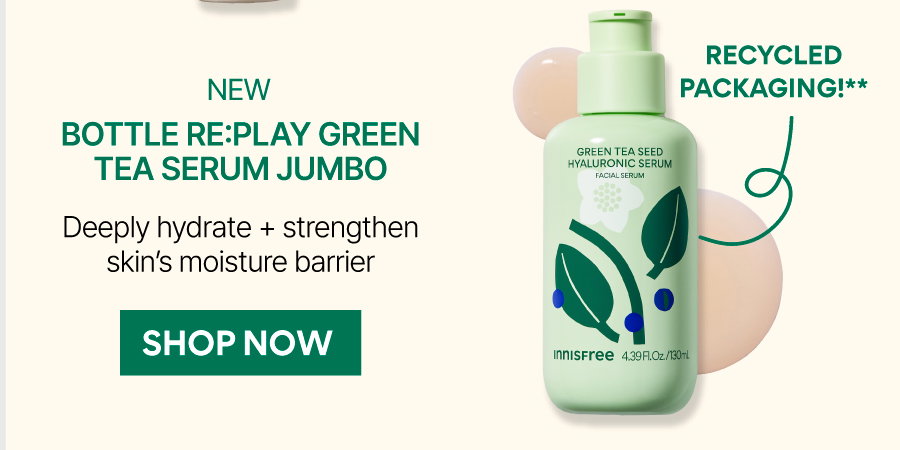 BOTTLE RE:PLAY GREEN TEA SERUM