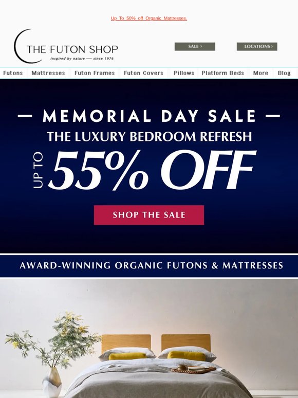 Up To 55% Off Memorial Day Sale - The Luxury Bedroom Refresh