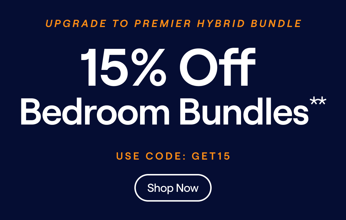 15% off bedroom bundles