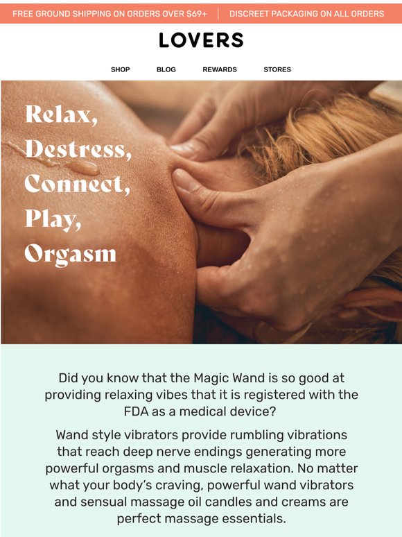 Sexy, Soothing Sensations