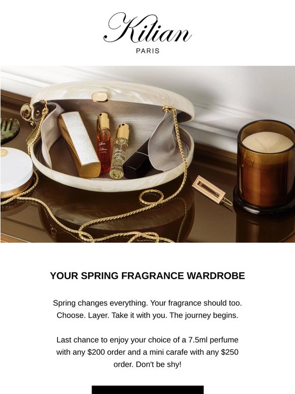 Your spring fragrance wardrobe