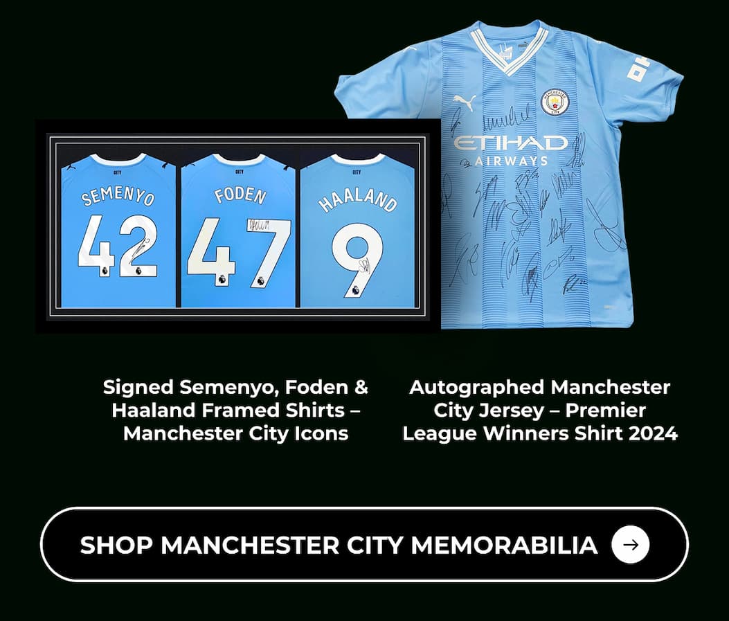 Shop Manchester City Memorabilia