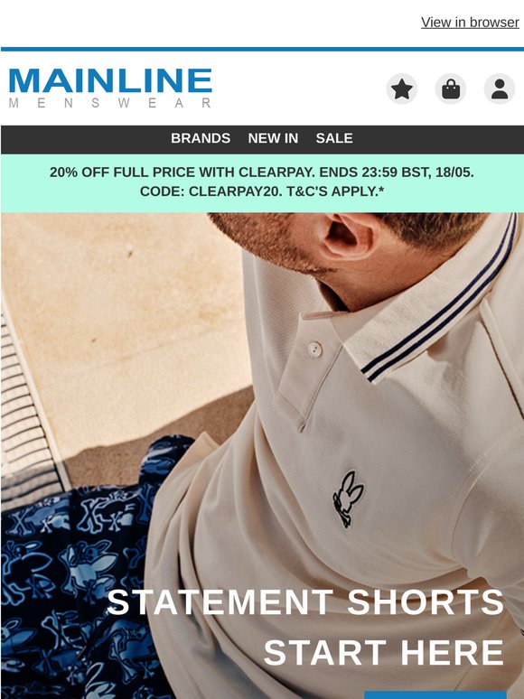 Statement Shorts Start Here