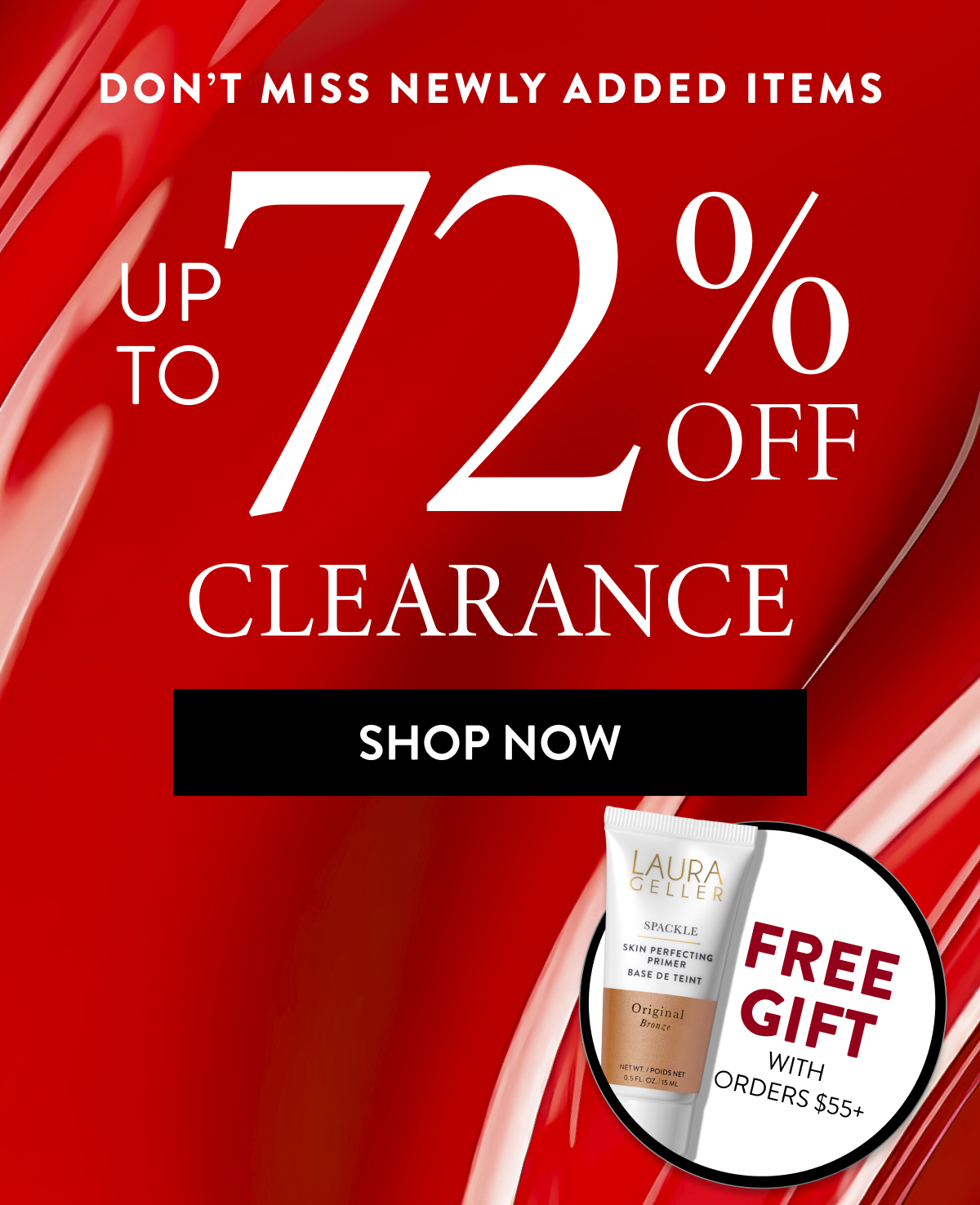 Up To 72% Off Clearance | Free Gift With Orders $55+ | Shop Now