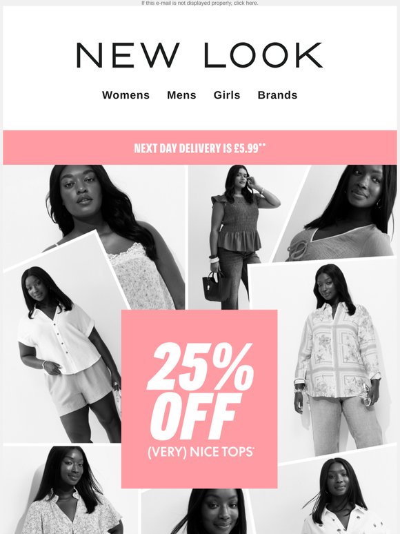 25% off tops to make your jeans happy