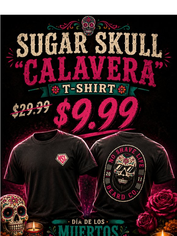 Your New Favorite Sugar Skull Shirt is Only $9.99!