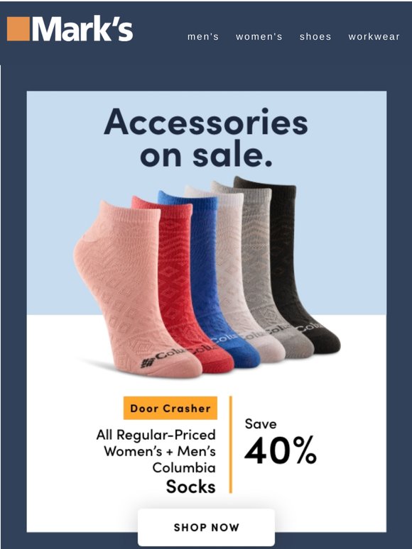 Save 40% on Columbia socks 🧦