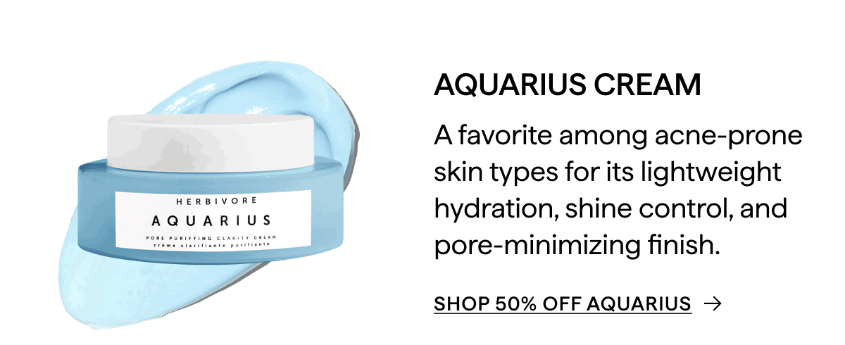 AQUARIUS CREAM now 50% off