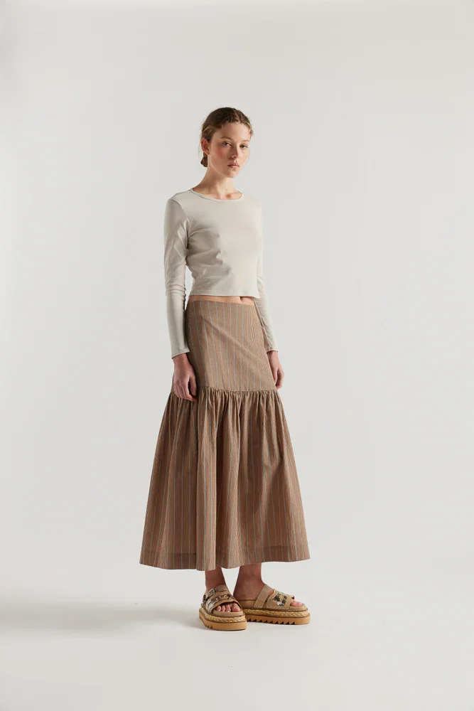 Image of Nocturne Gathered Skirt