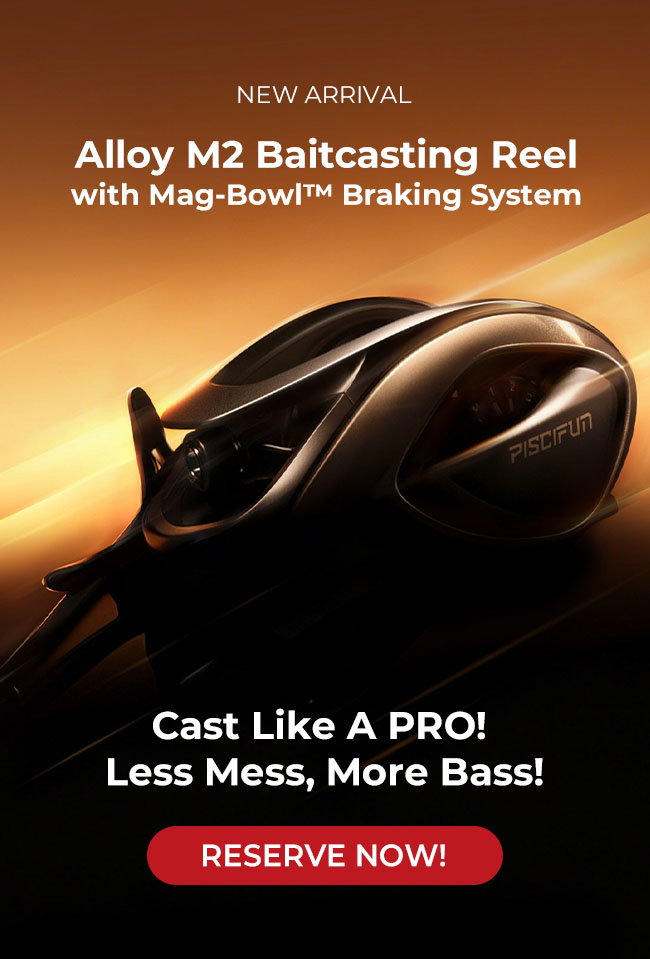New arrival: Alloy M2 Baitcasting Reel