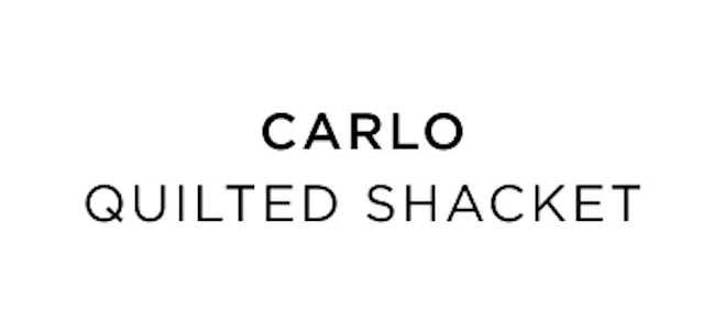 Carlo Quilted Shacket
