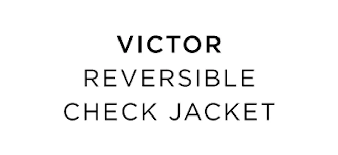 Victor Reversible Check Jacket