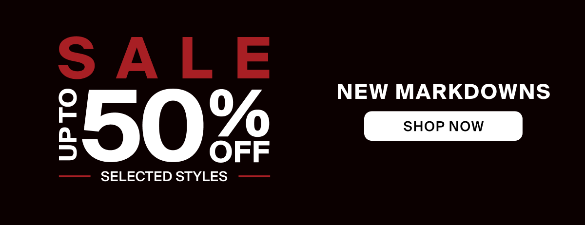 50% OFF New Markdowns