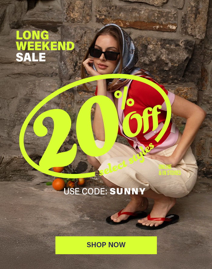Long weekend sale