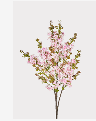 Fake Blooming Lilac Branch in Pink - 30