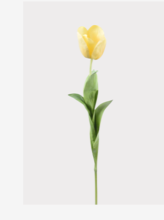 Natural Touch Tulip Fake Flower in Yellow - 43.5