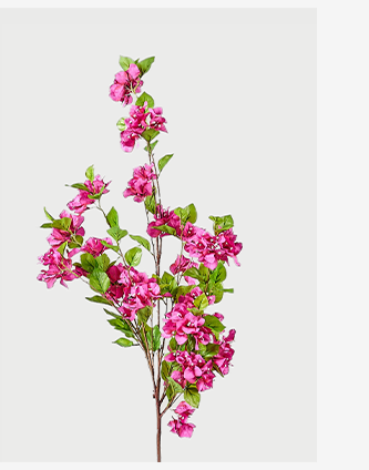 Fuchsia Faux Bougainvillea Hanging Bush - 43