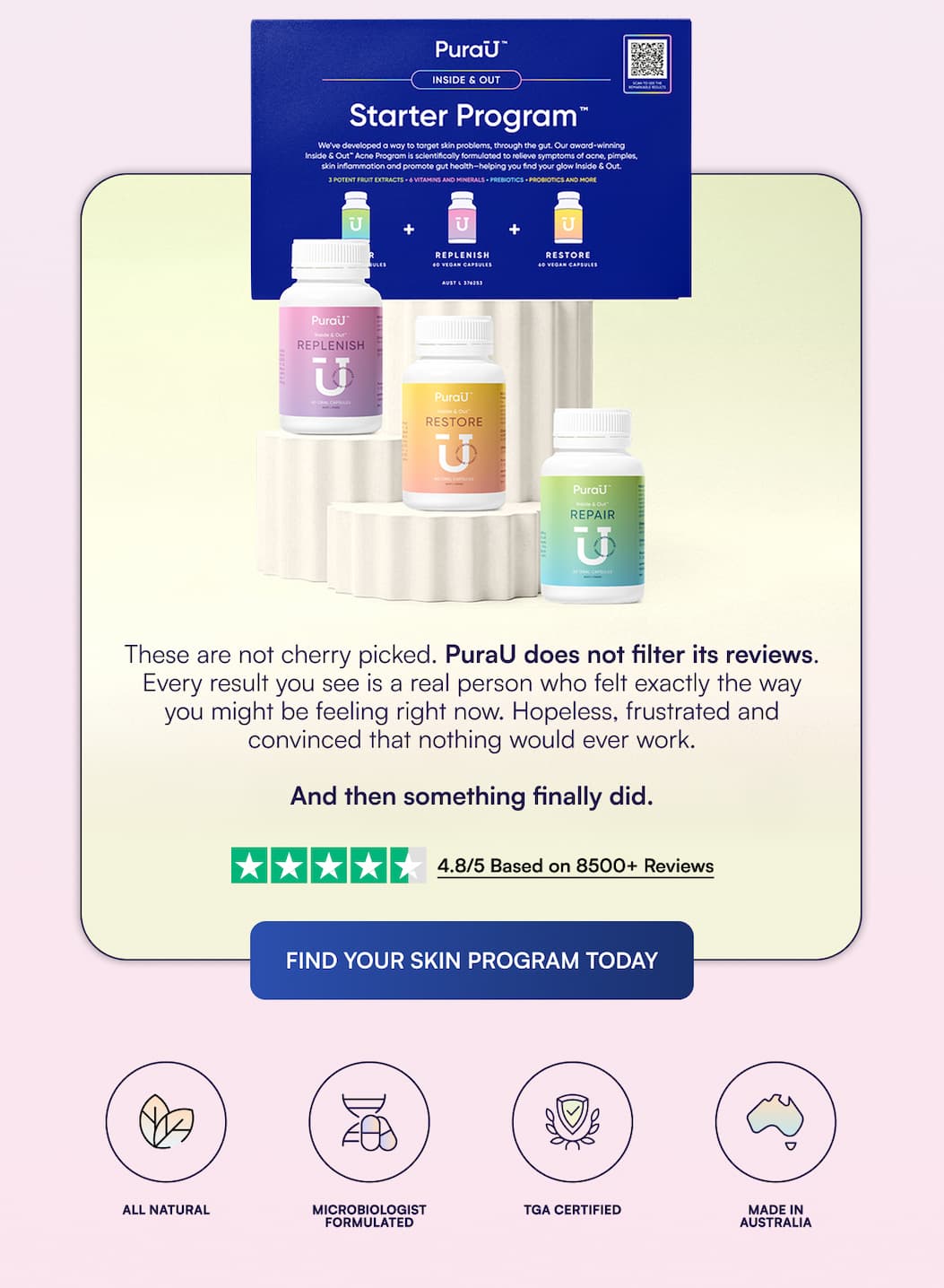 Find Your Skin Program Today