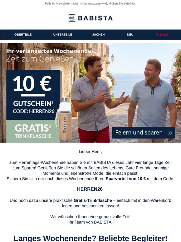 Das lange Spar-Wochenende startet jetzt.