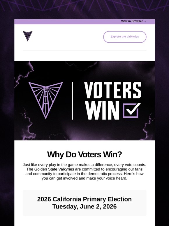 It’s Game Day at the Polls