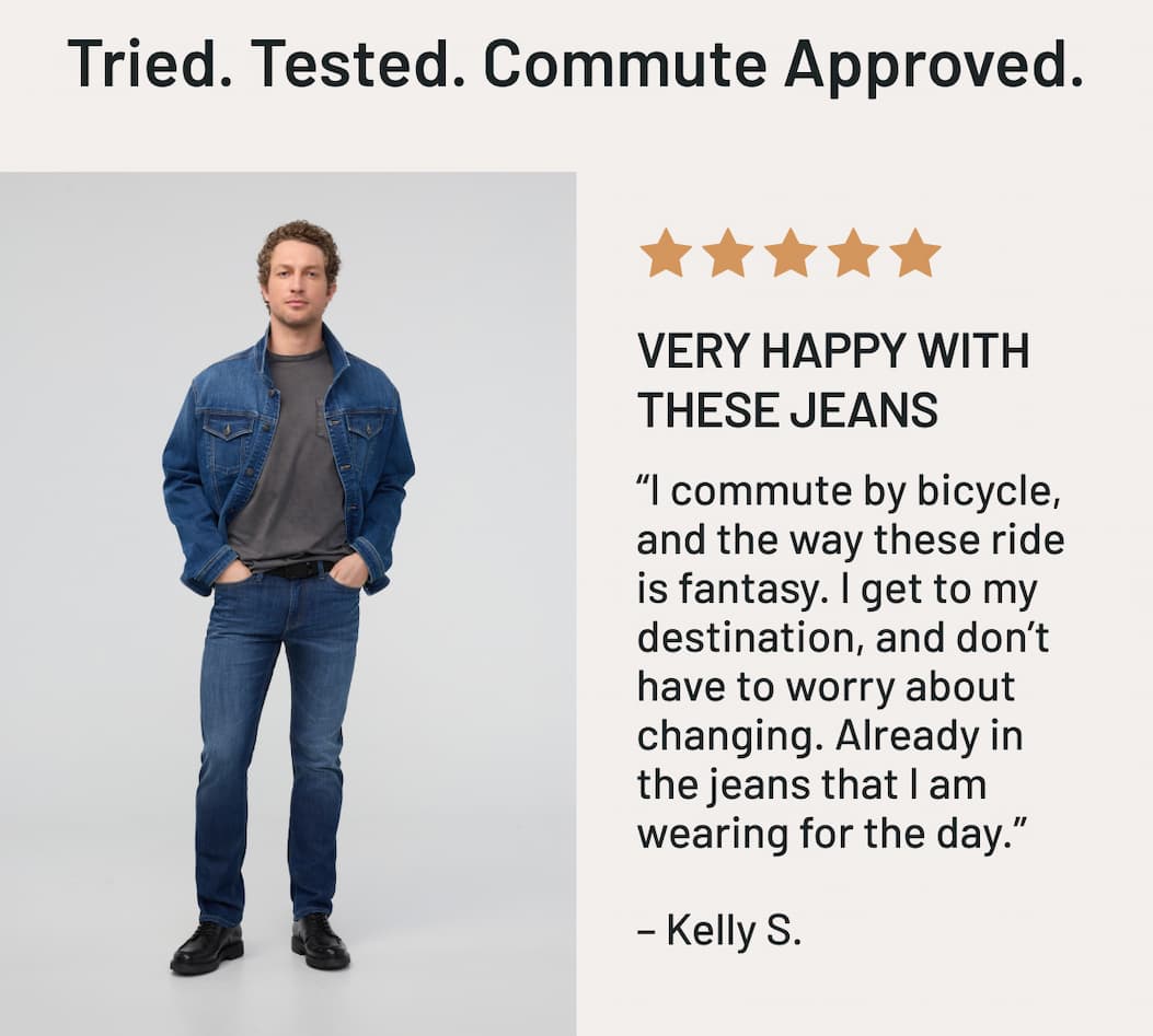 “I commute by bicycle, and the way these ride is fantasy. "