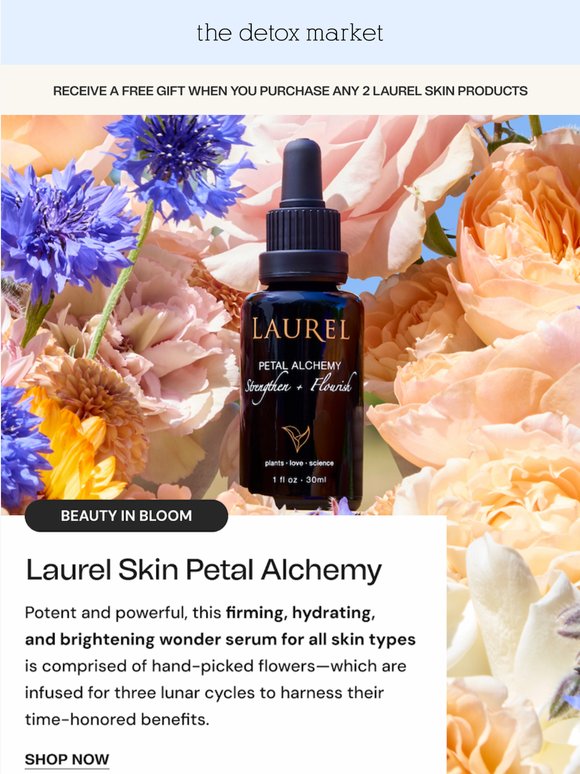 Laurel Skin’s Beauty-Boosting Petal Alchemy Serum 🌸