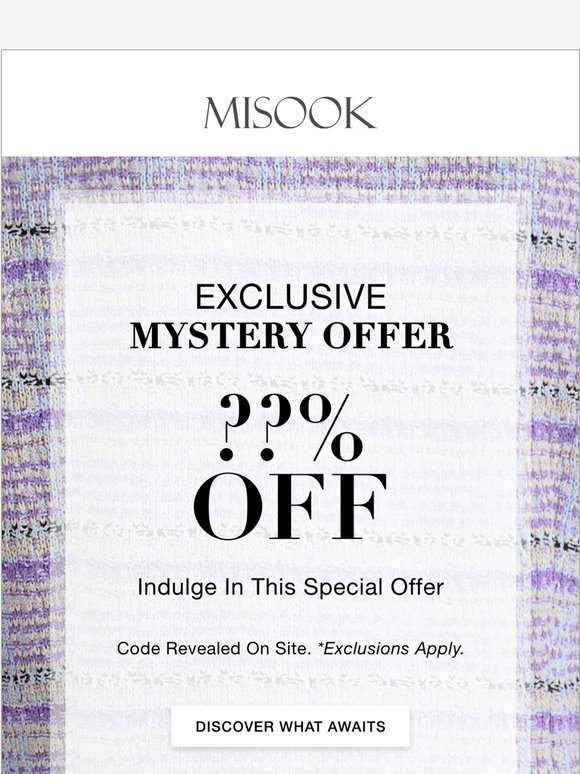 Your Exclusive Mystery Offer Awaits