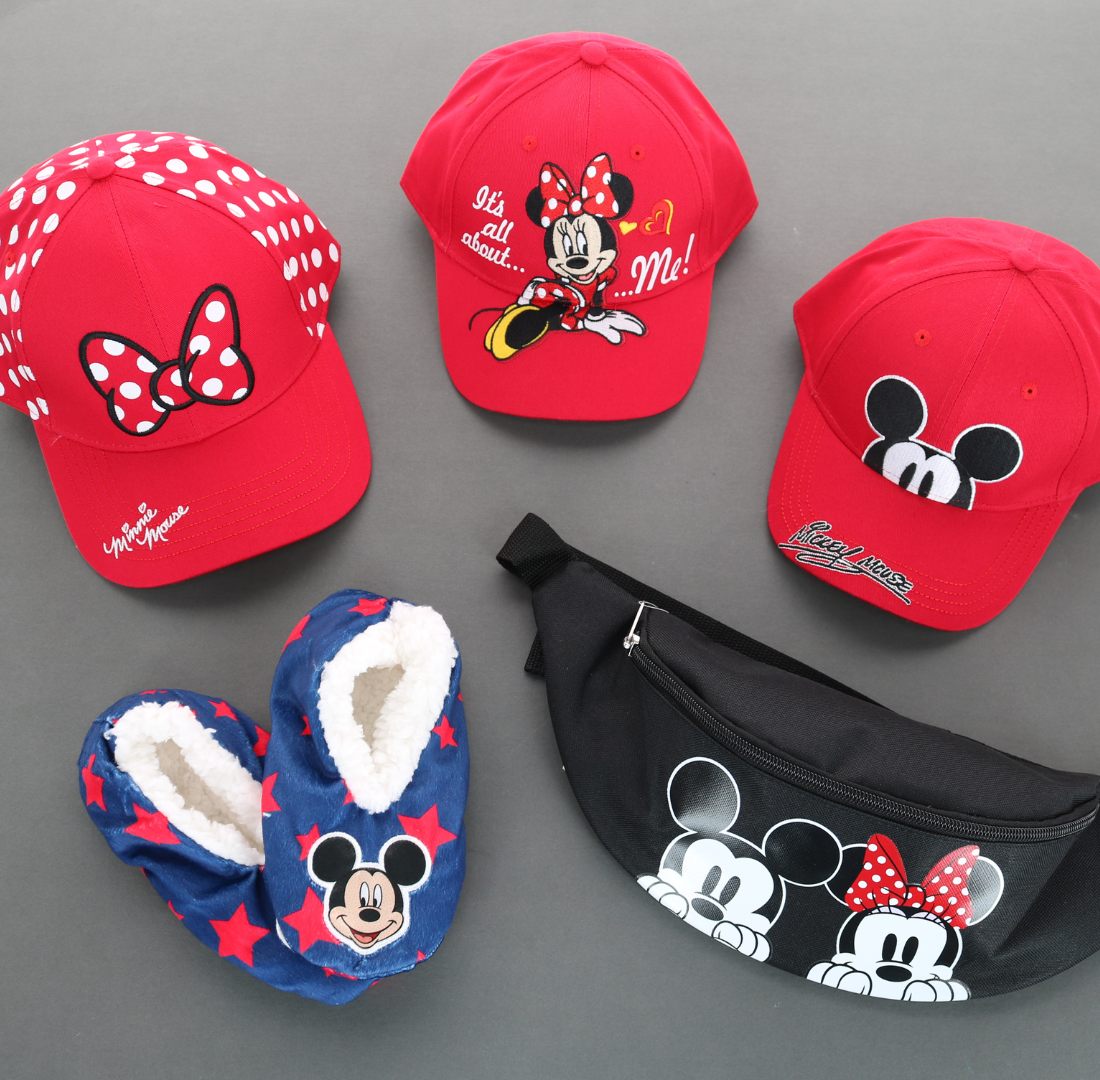 Mickey and Minnie Mouse accessories
