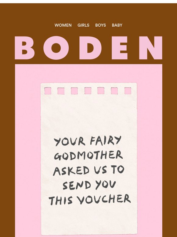 £25 OFF from your fairy godmother