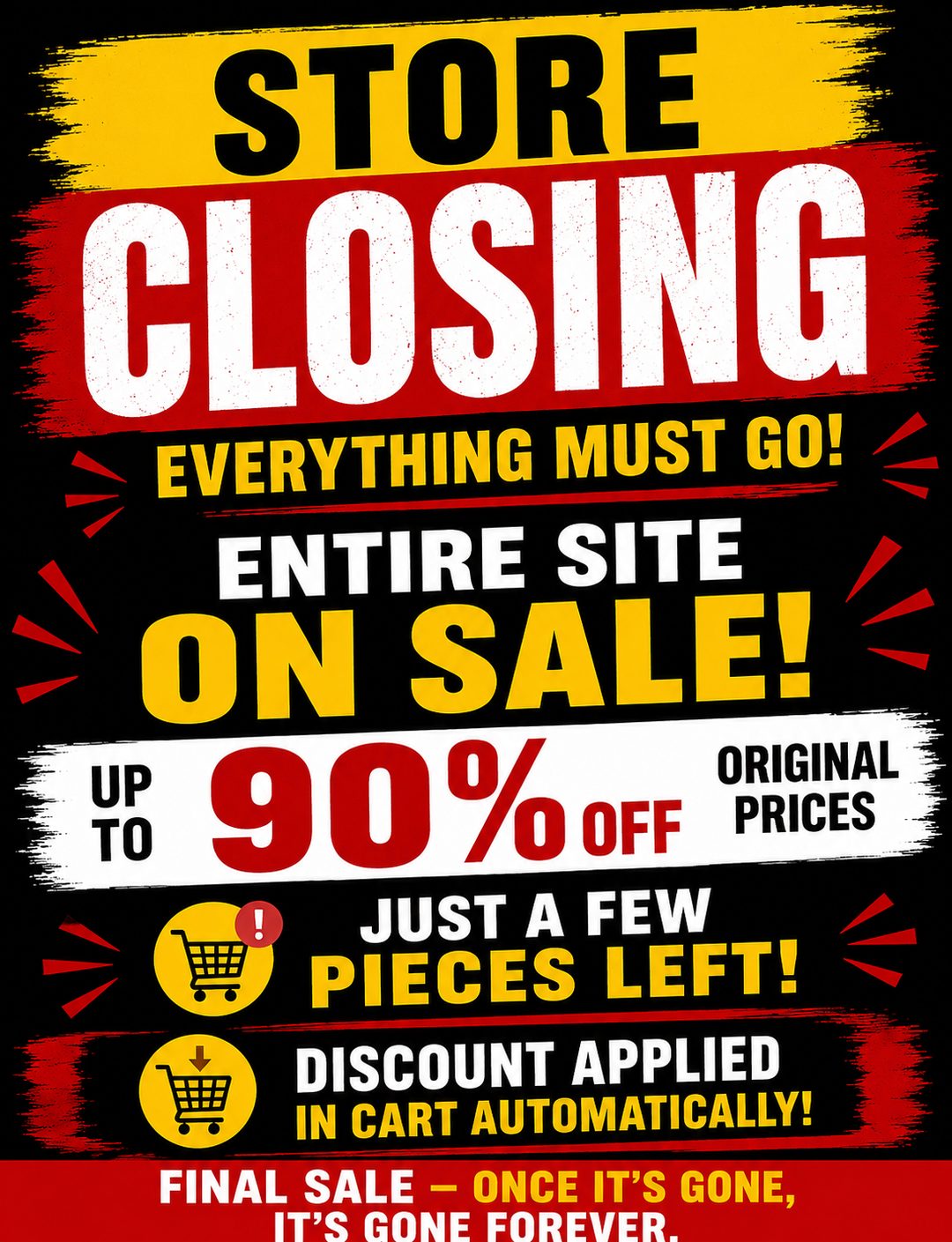 MASKC GOING OUT OF BUSINESS SALE