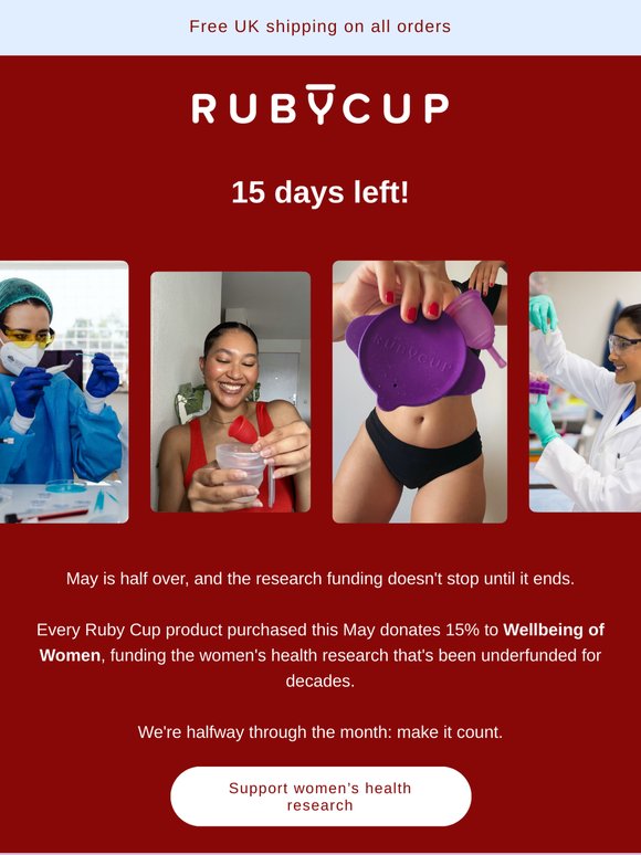 15% to women's health research