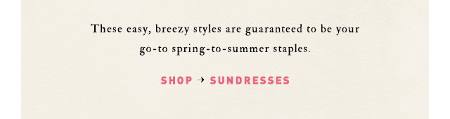 Shop Sundresses